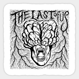 The last of us - Metal Band style - Black ink version. Sticker